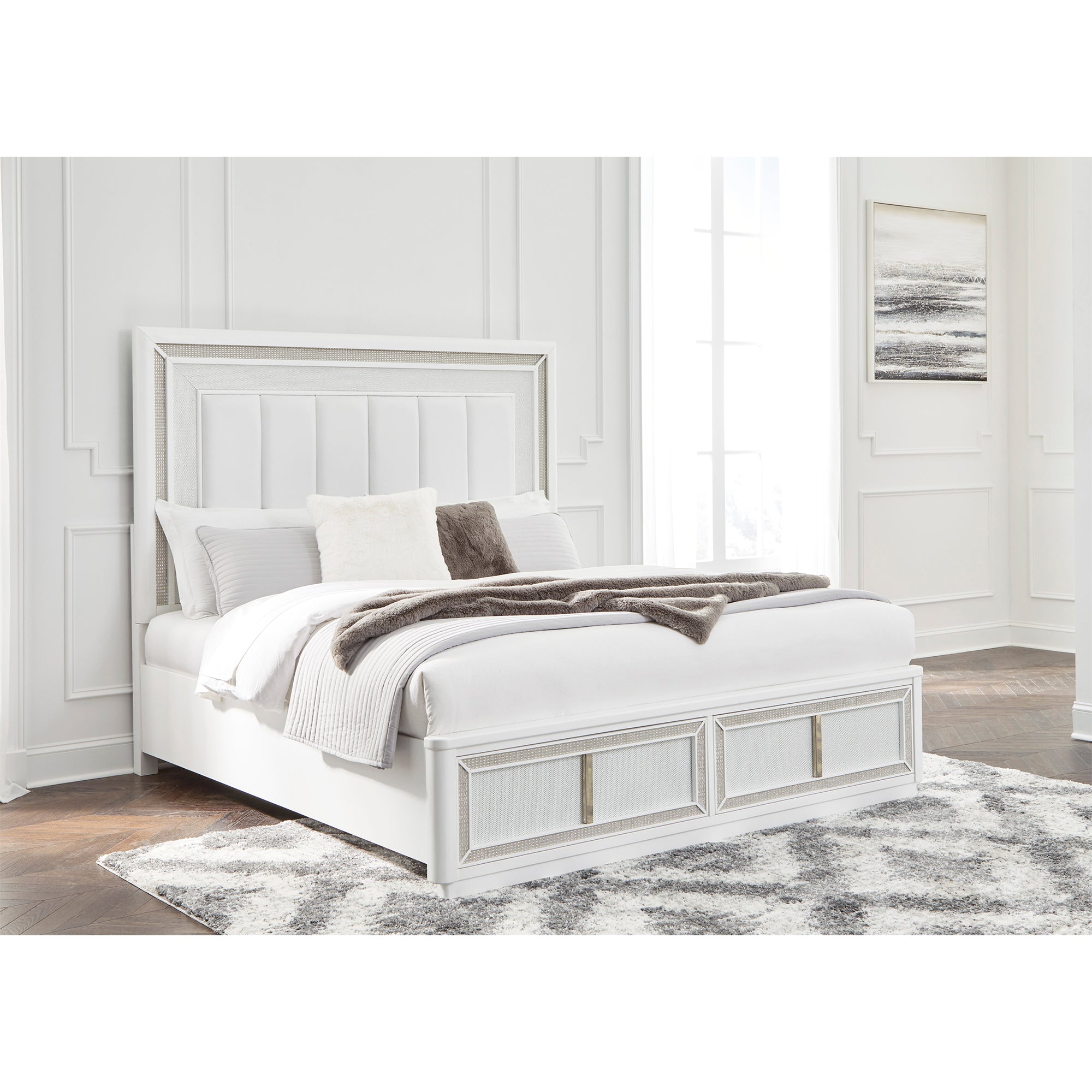 Chalanna Queen Upholstered Storage Bed