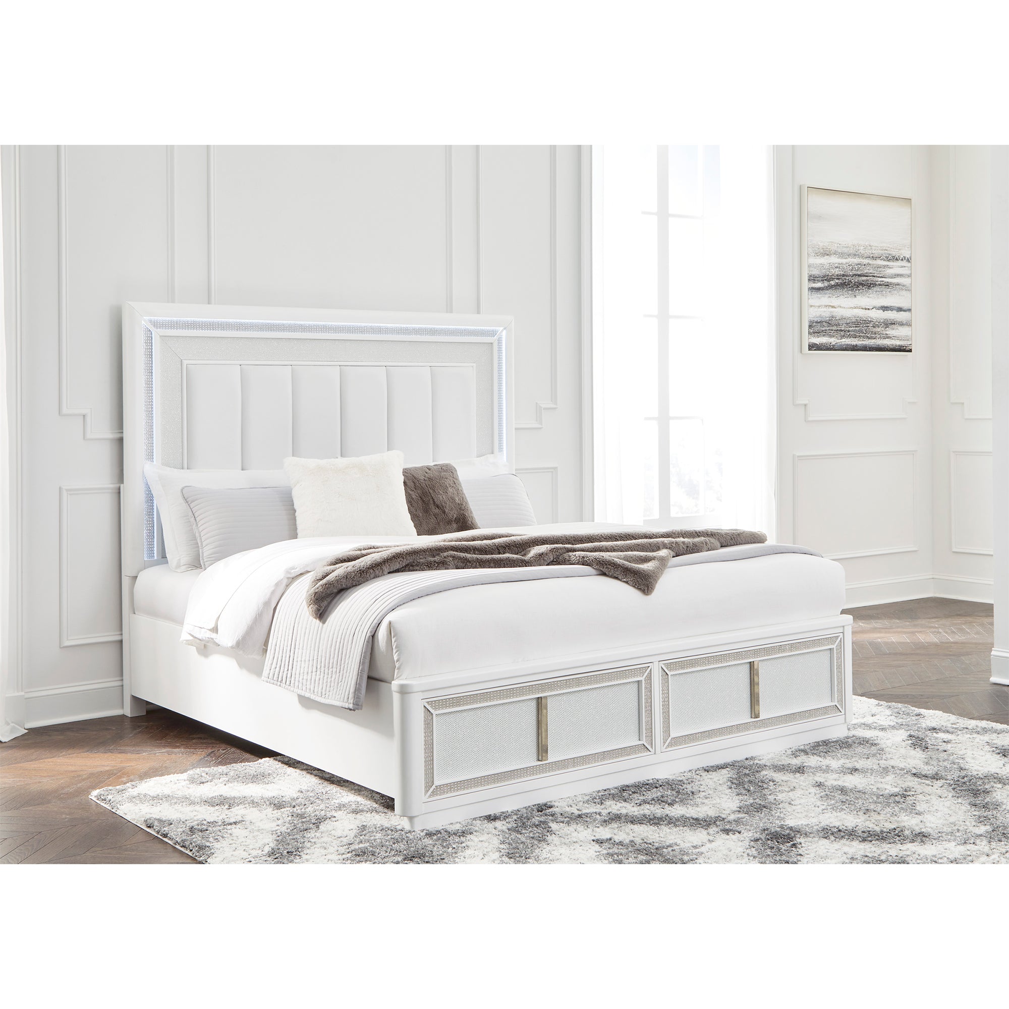 Chalanna Queen Upholstered Storage Bed
