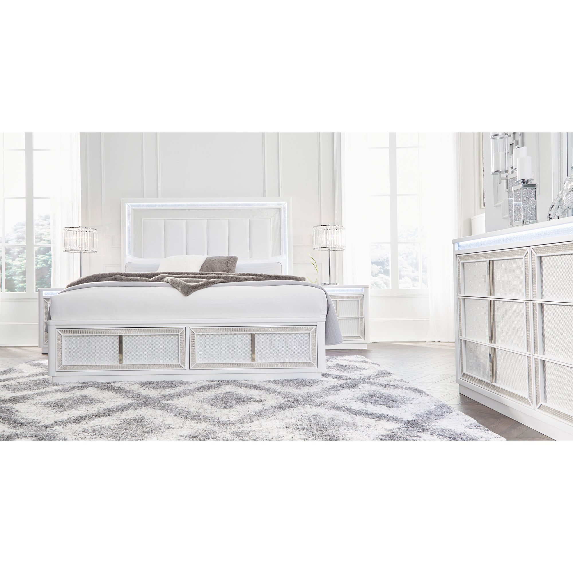 Chalanna Queen Upholstered Storage Bed