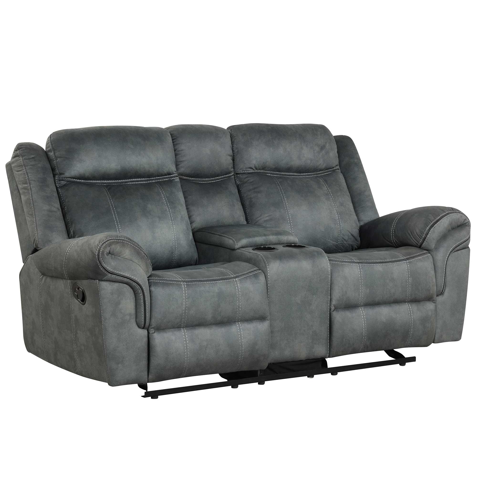 Darvin Manual Reclining Sofa and Loveseat Set