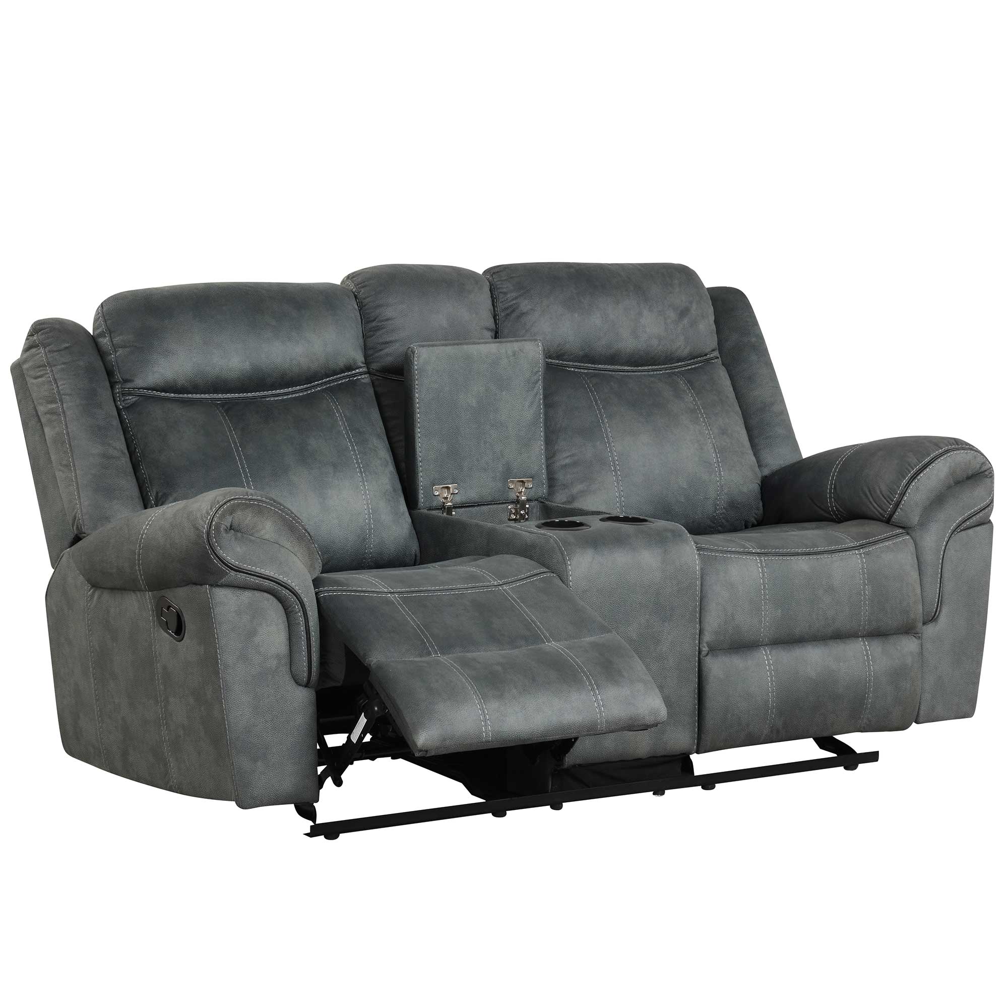 Darvin Manual Reclining Sofa and Loveseat Set