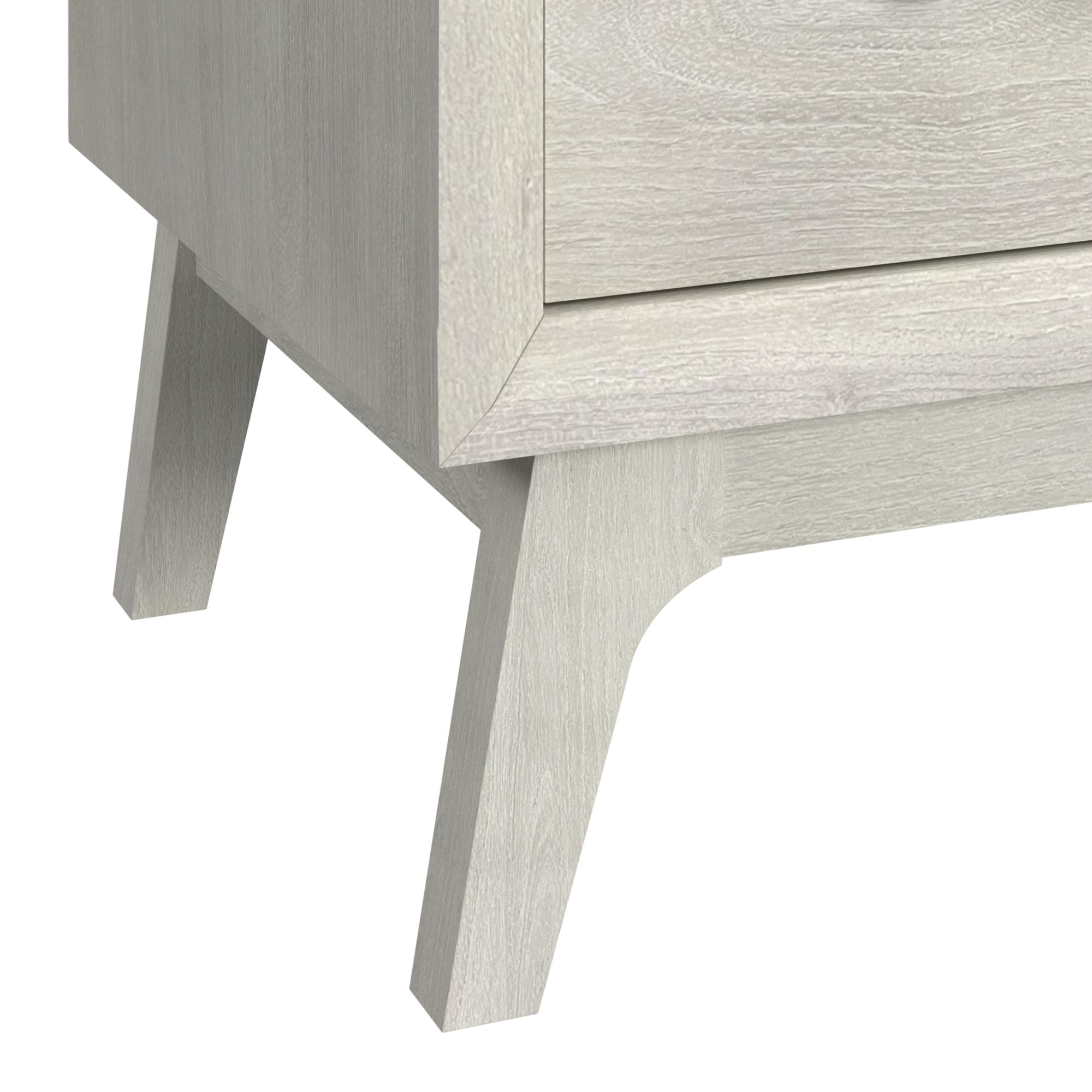 Westland King Upholstered Bed with Mirrored Dresser