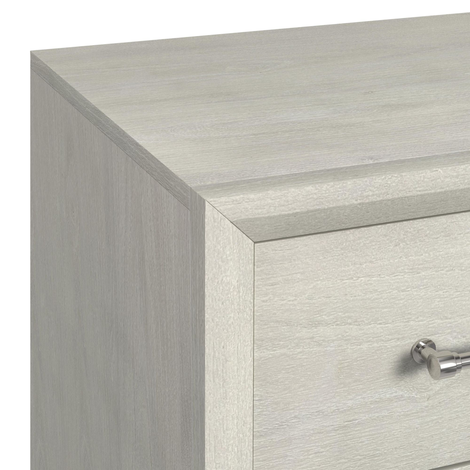 Westland King Upholstered Bed with Mirrored Dresser