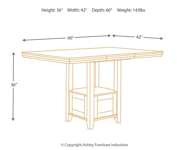 Ralene Counter Extension Table