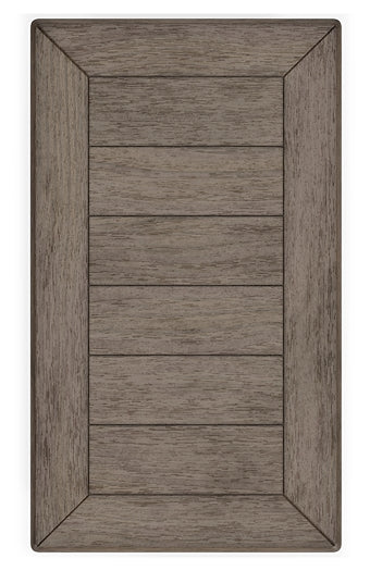Tyler Creek Chairside End Table - Grayish Brown/Black