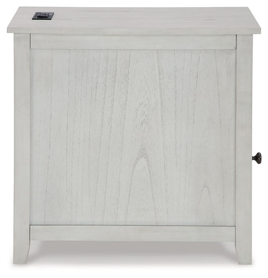 Treytown Chairside End Table - Antique White