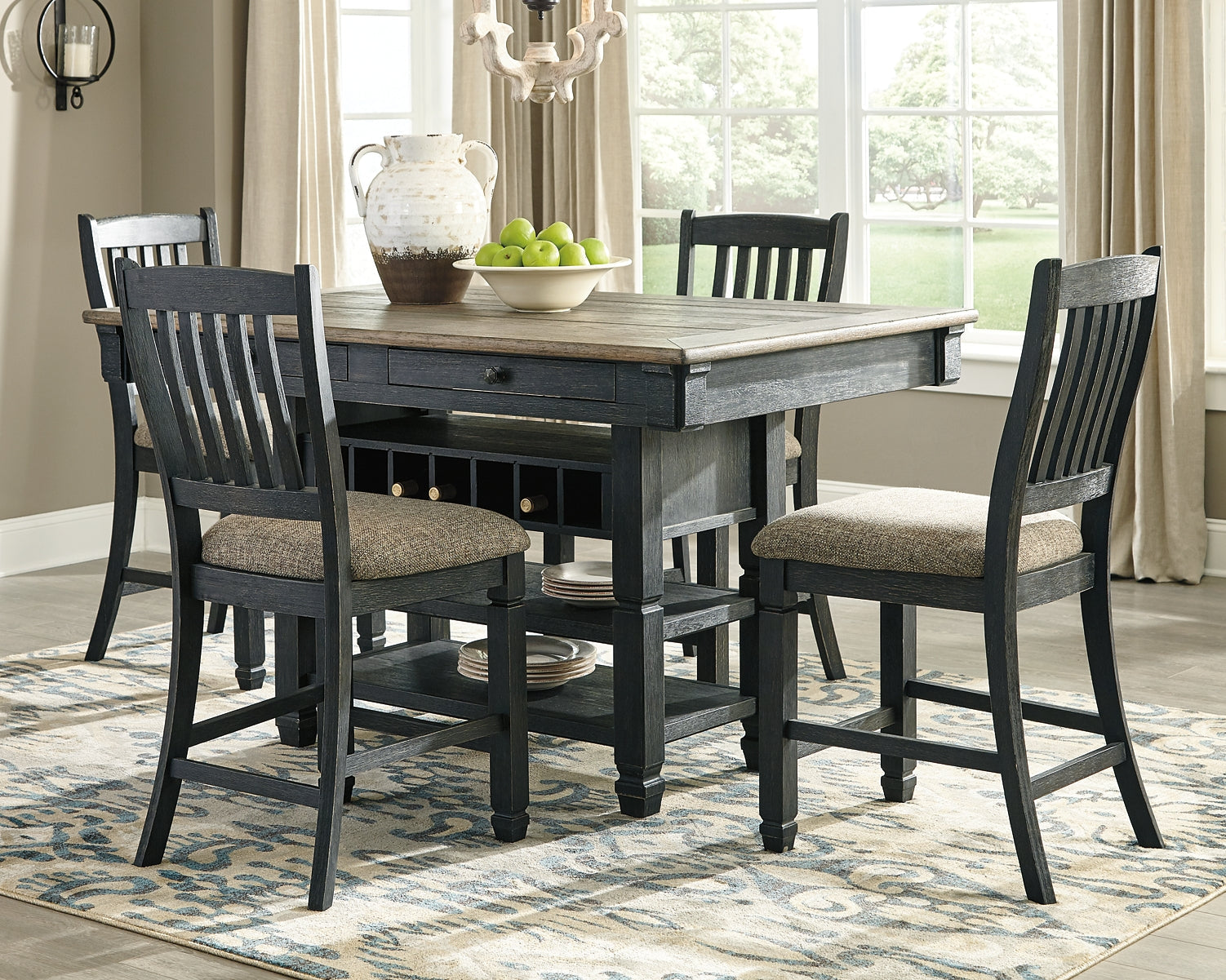 Tyler Creek 5-Pc Counter Height Dining Set