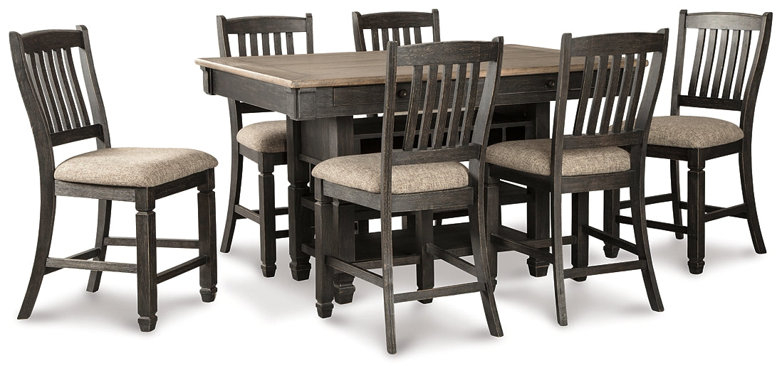 Tyler Creek 7-Pc Counter Height Dining Set