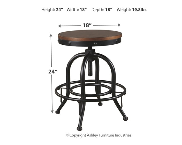 Valebeck 5-Pc Counter Height Dining Set