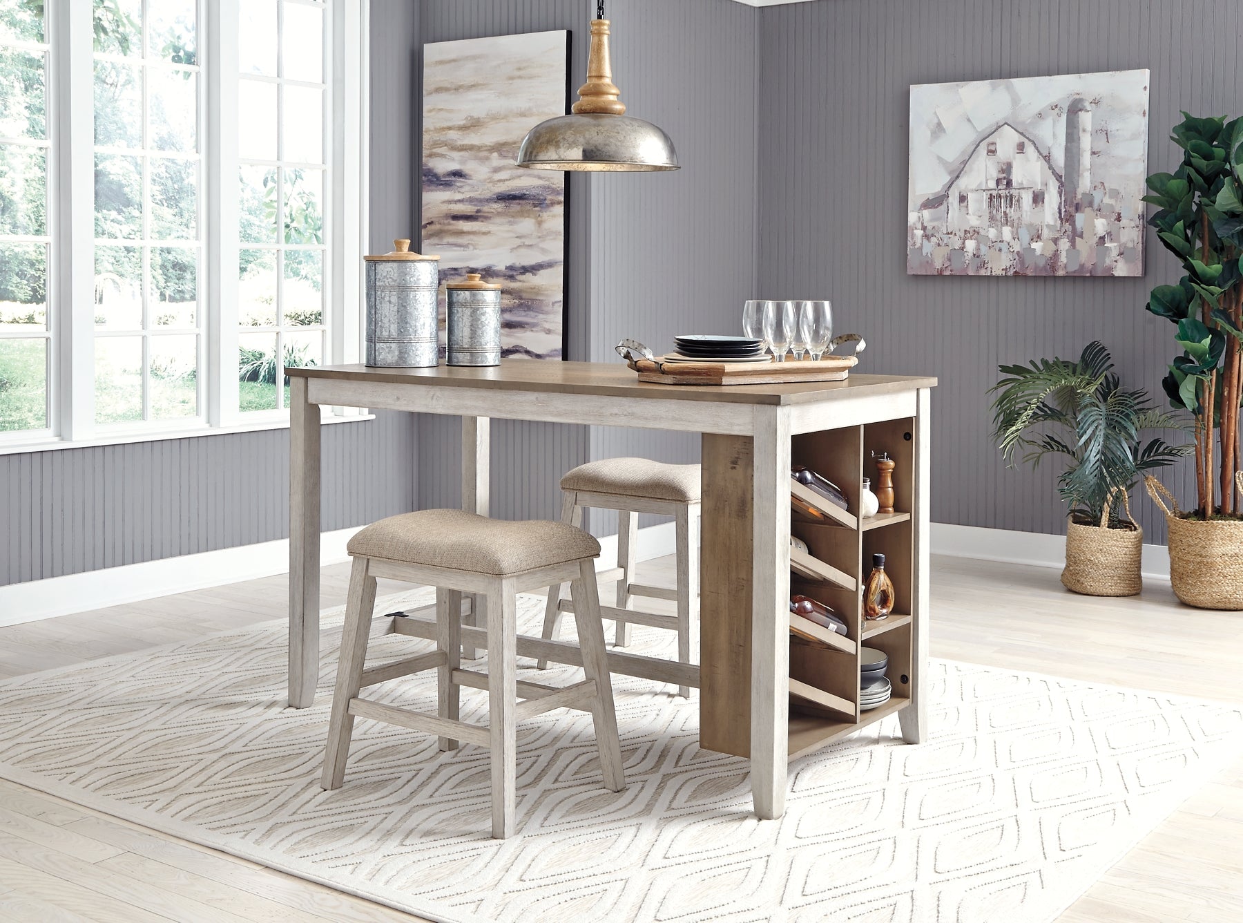 Skempton 3-Pc Counter Height Dining Set