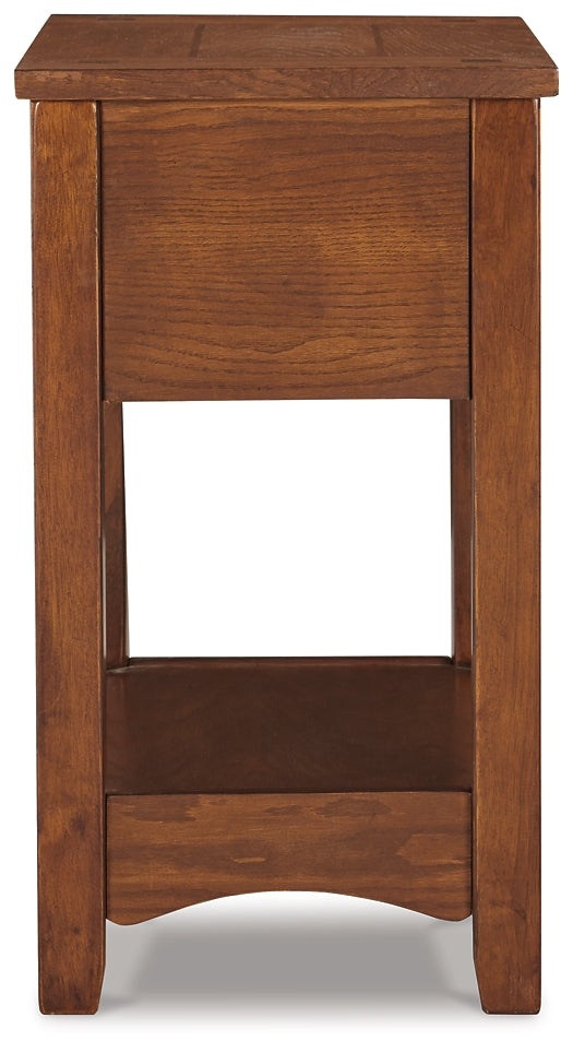 Breegin Chairside End Table - Brown