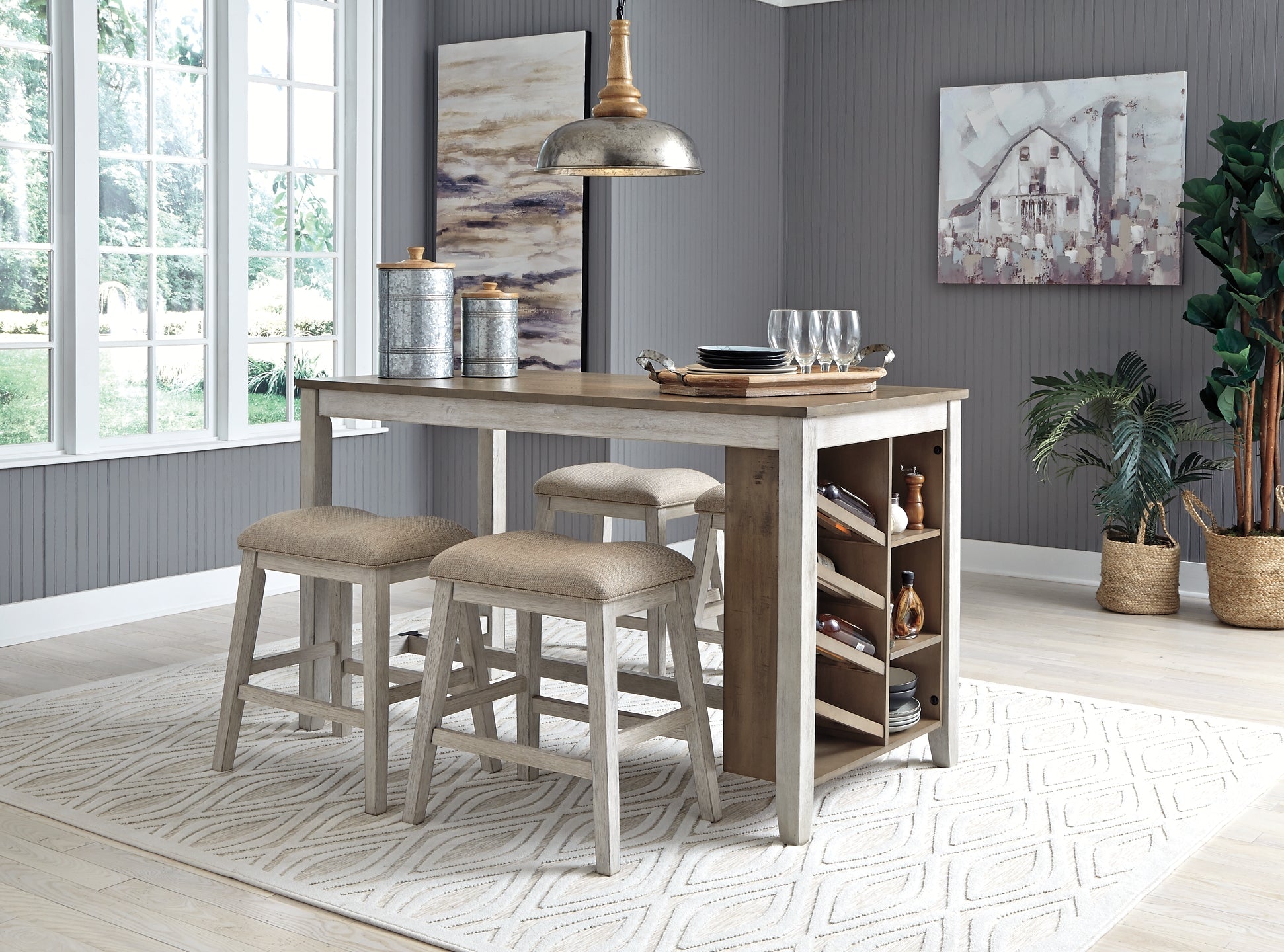 Skempton 5-Pc Counter Height Dining Set