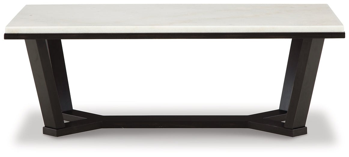 Fostead Coffee Table - White/Espresso