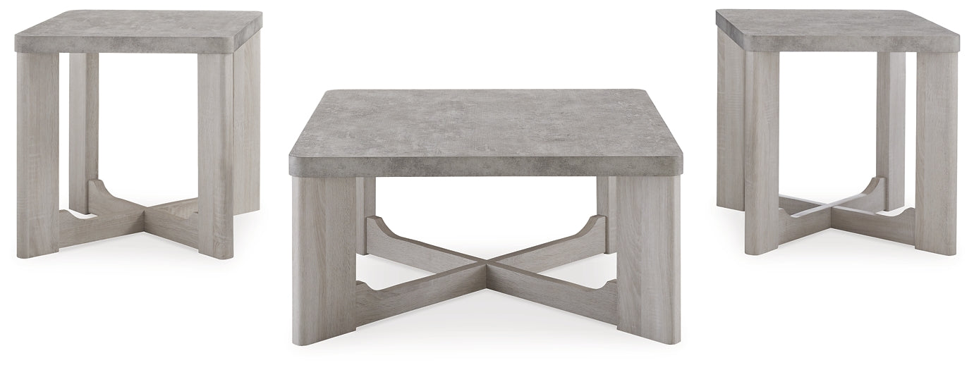 Garnilly 3-Piece Table Set - Whitewash