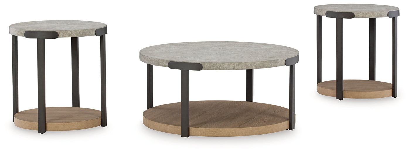 Darthurst 3-Piece Table Set - Light Brown