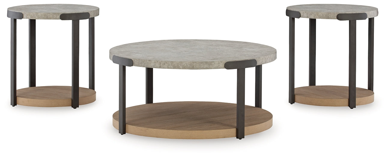Darthurst 3-Piece Table Set - Light Brown