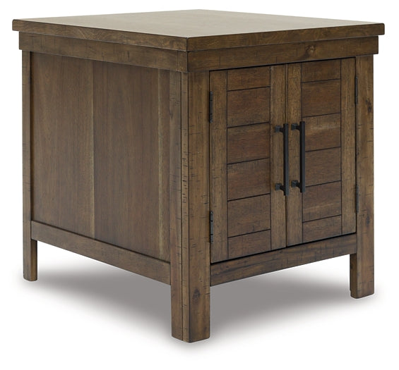 Moriville End Table - Grayish Brown