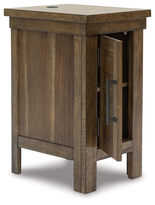 Moriville Chairside End Table - Grayish Brown