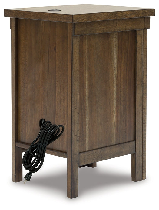 Moriville Chairside End Table - Grayish Brown