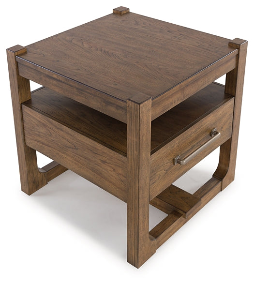 Cabalynn End Table - Light Brown