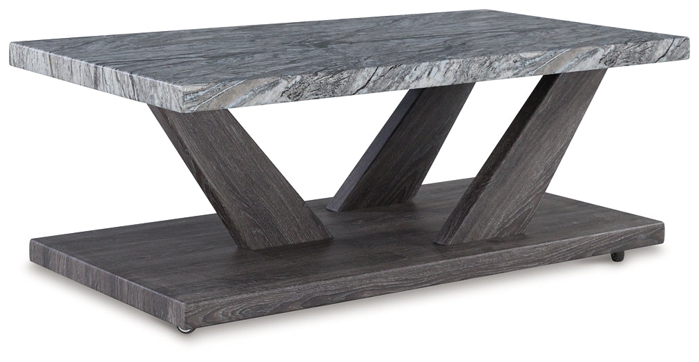Bensonale 3-Piece Table Set - Brown/Gray