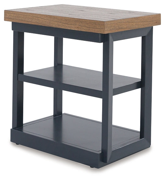 Landocken 3-Piece Table Set - Brown/Blue