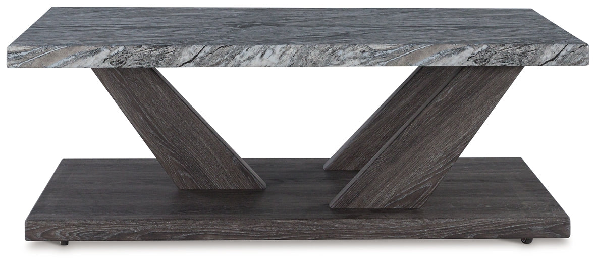 Bensonale 3-Piece Table Set - Brown/Gray