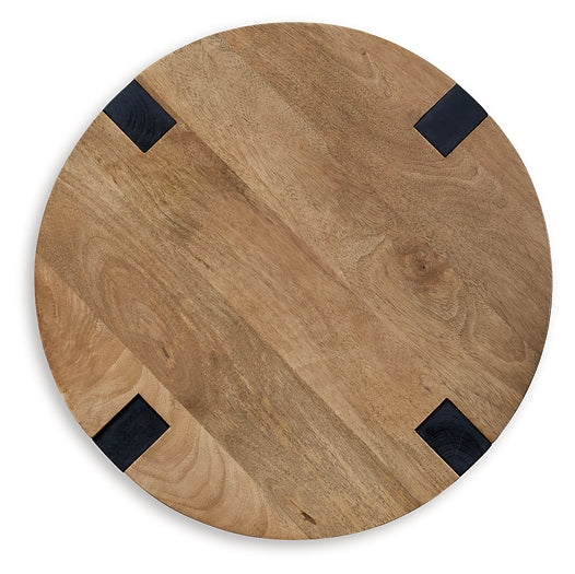 Hanneforth End Table - Brown/Black