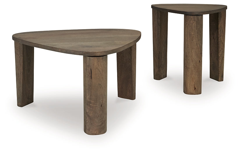 Reidport 2-Piece Coffee Table Set - Grayish Brown