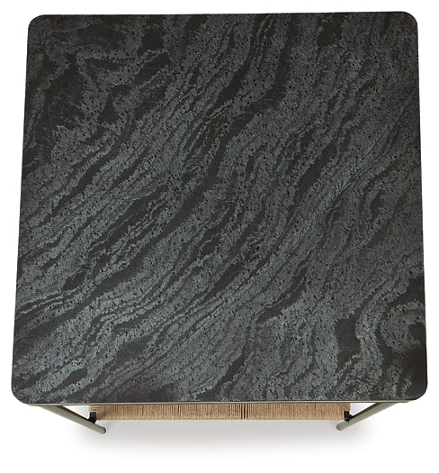 Minrich Accent Table - Black/Natural