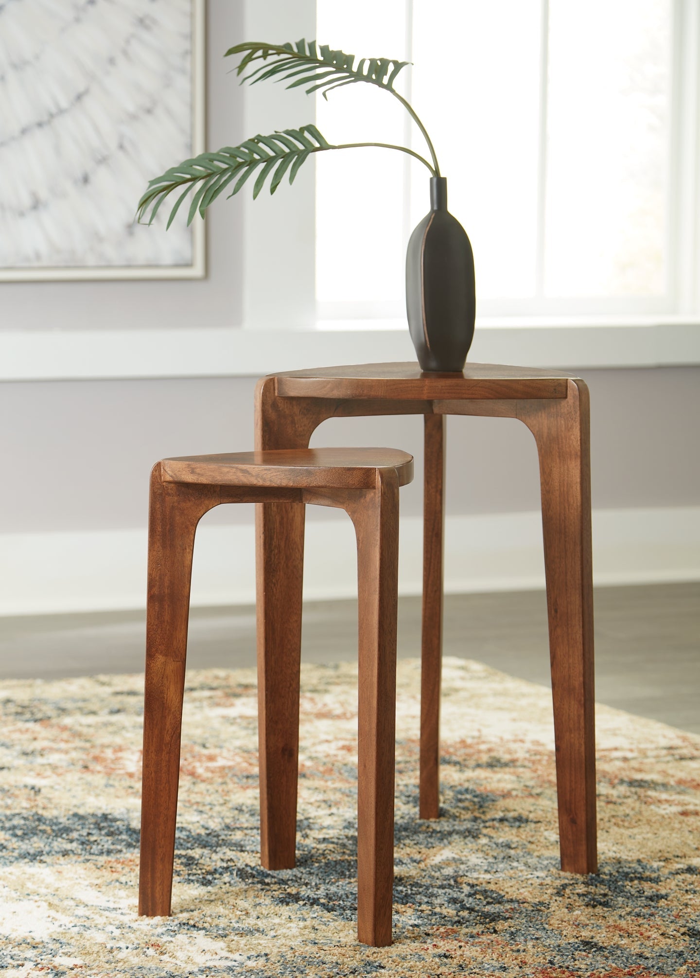 Brynnleigh 2-Piece Accent Table Set - Medium Brown