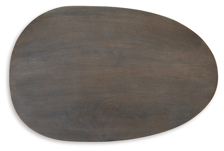 Cormmet Accent Table - Brown/Black