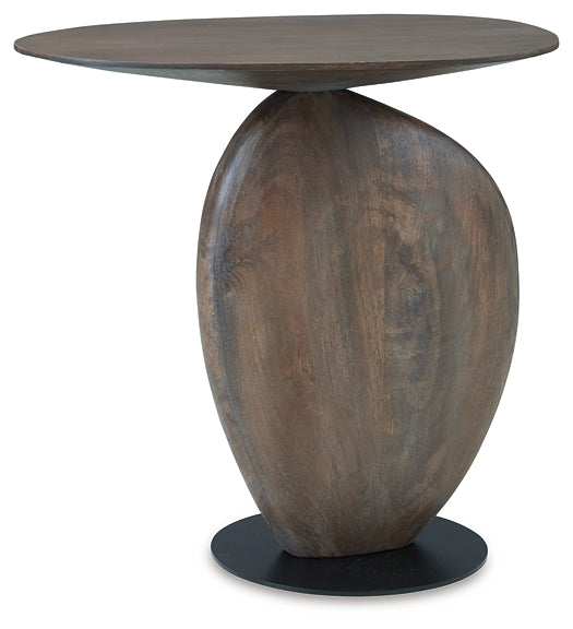 Cormmet Accent Table - Brown/Black