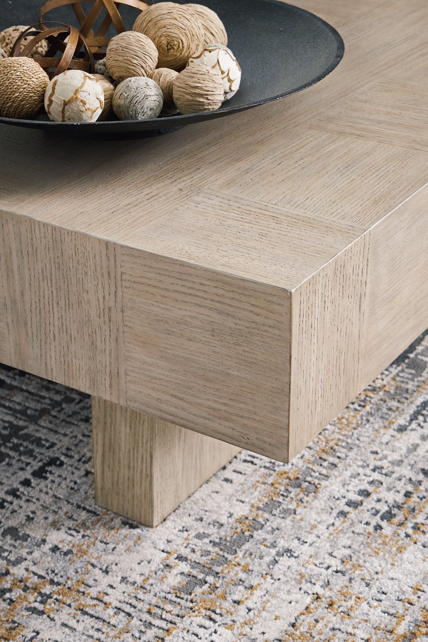Jorlaina Coffee Table - Light Grayish Brown
