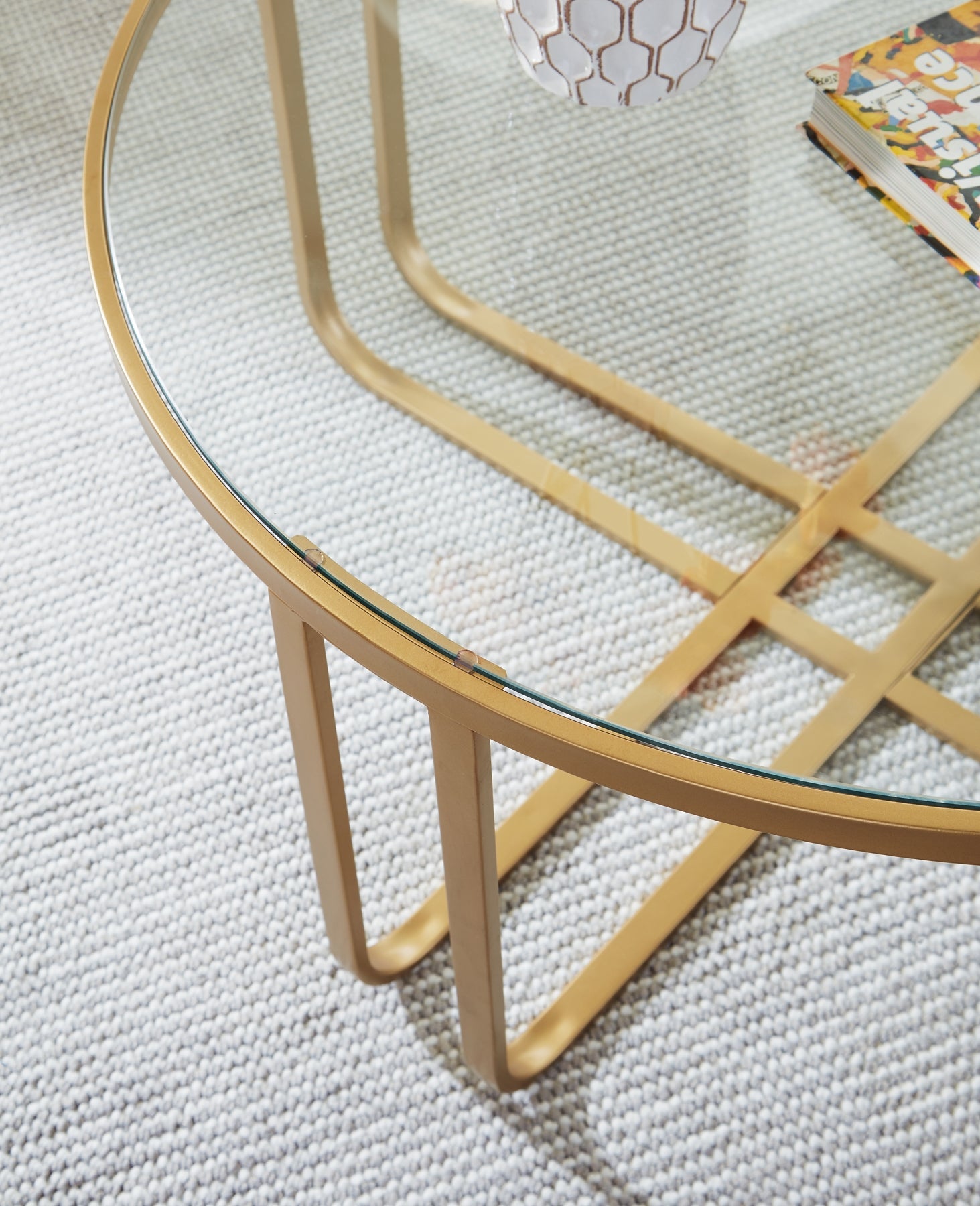 Milloton 3-Piece Table Set - Gold