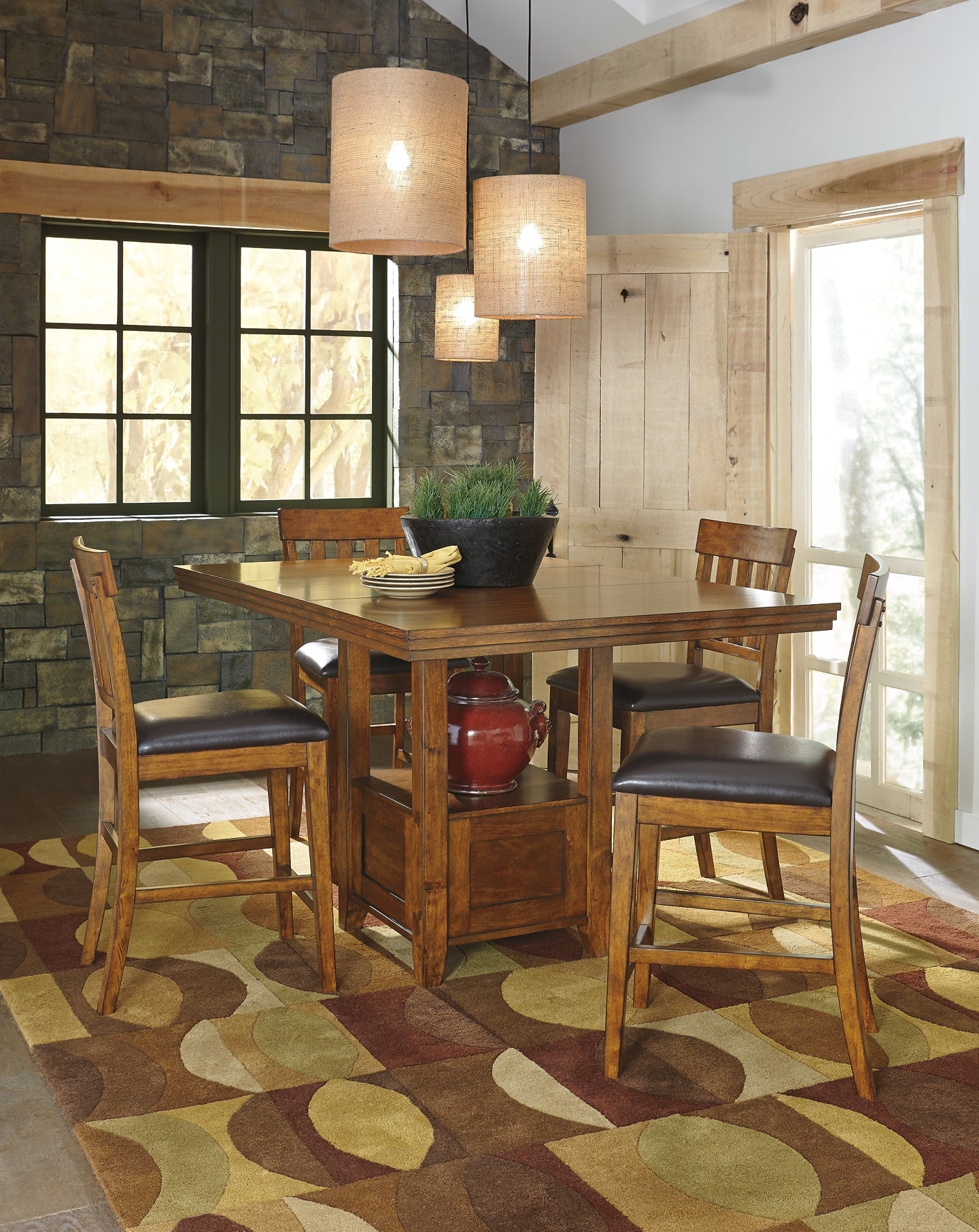 Ralene 5-Pc Counter Height Dining Set
