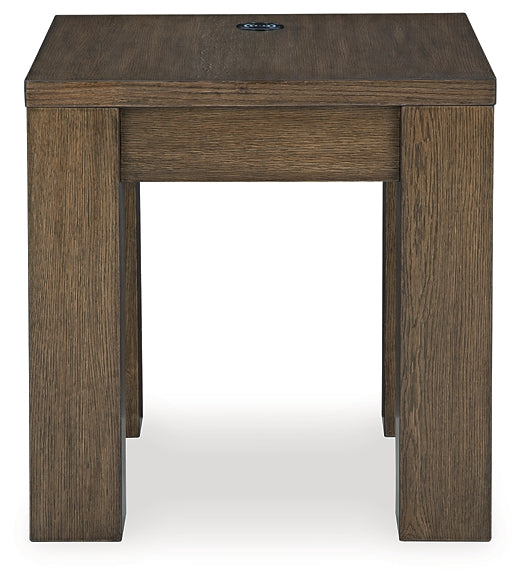 Rosswain End Table - Warm Brown