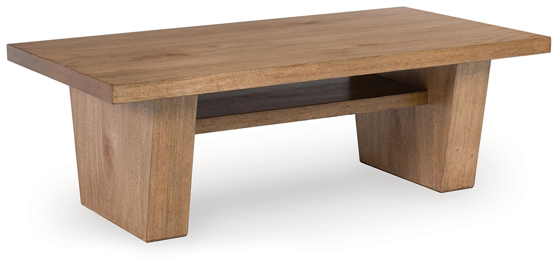 Kristiland Coffee Table - Light Brown