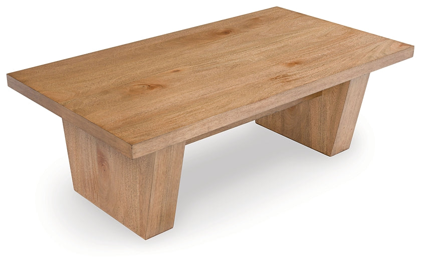 Kristiland Coffee Table - Light Brown