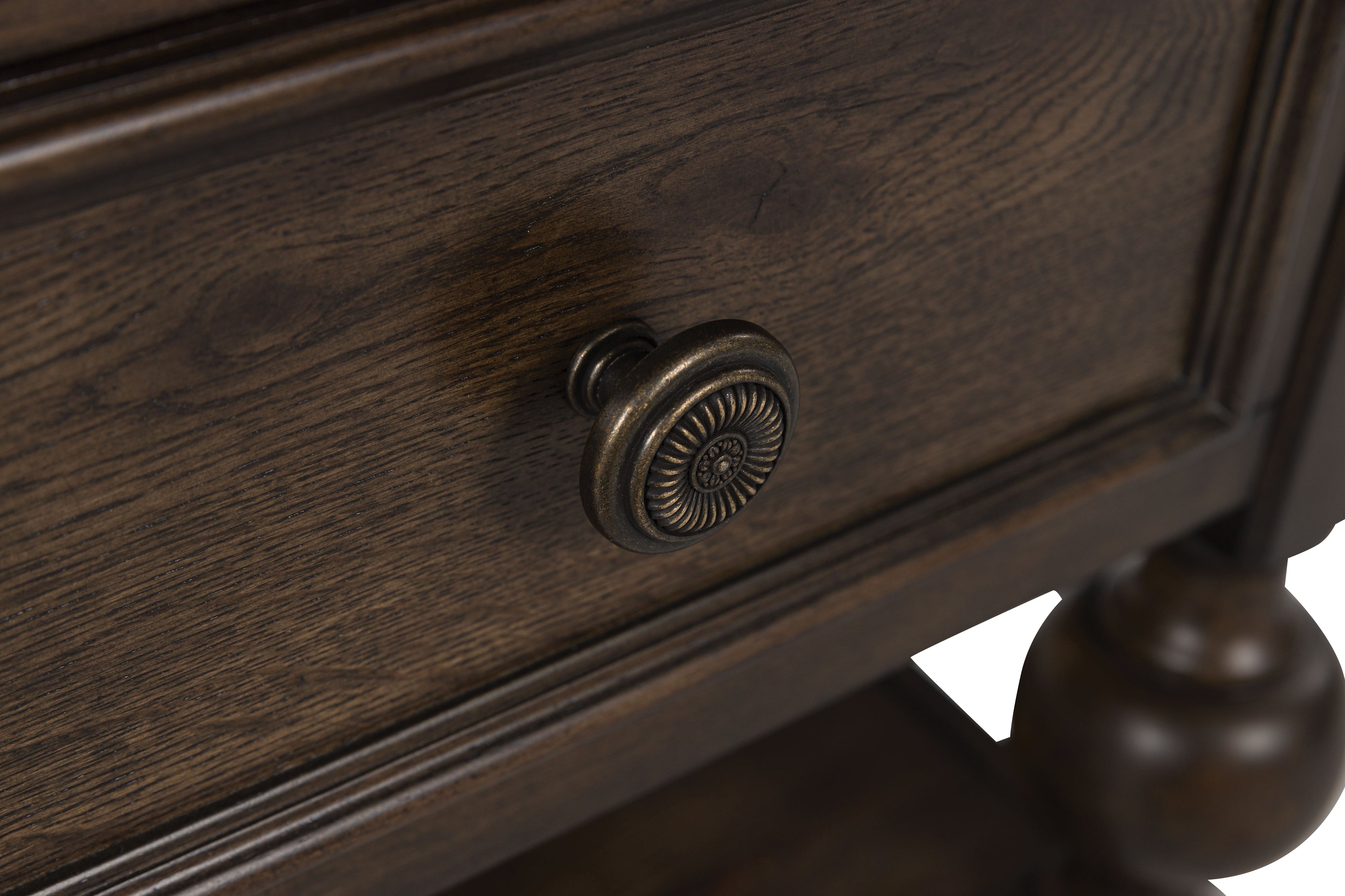 Veramond End Table - Dark Brown