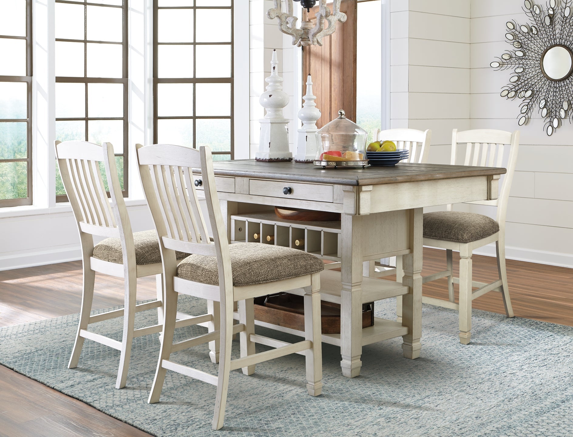 Bolanburg 5-Pc Counter Height Dining Set