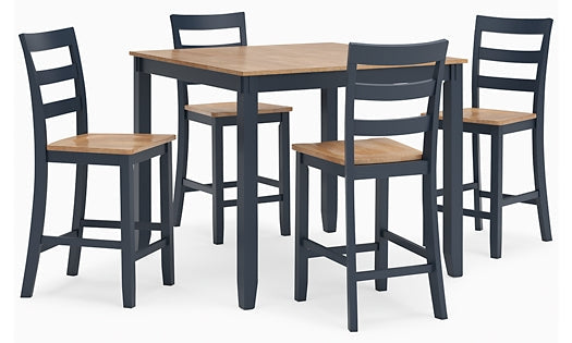 Gesthaven 5-Pc Counter Height Dining Set