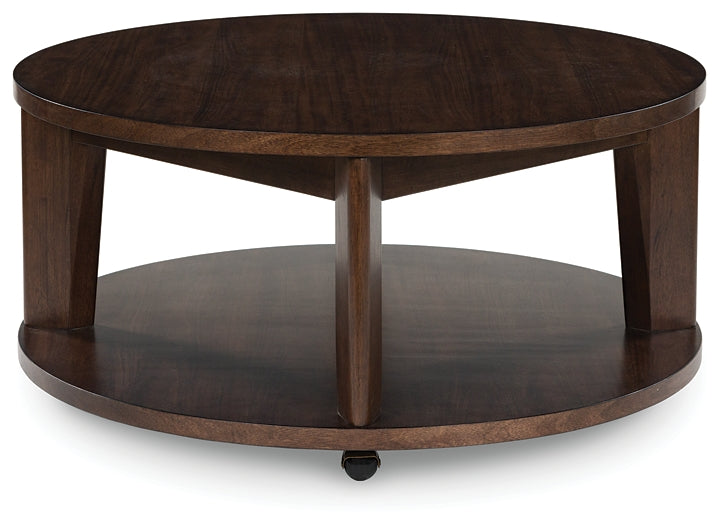 Korestone 2 Coffee Table - Dark Brown