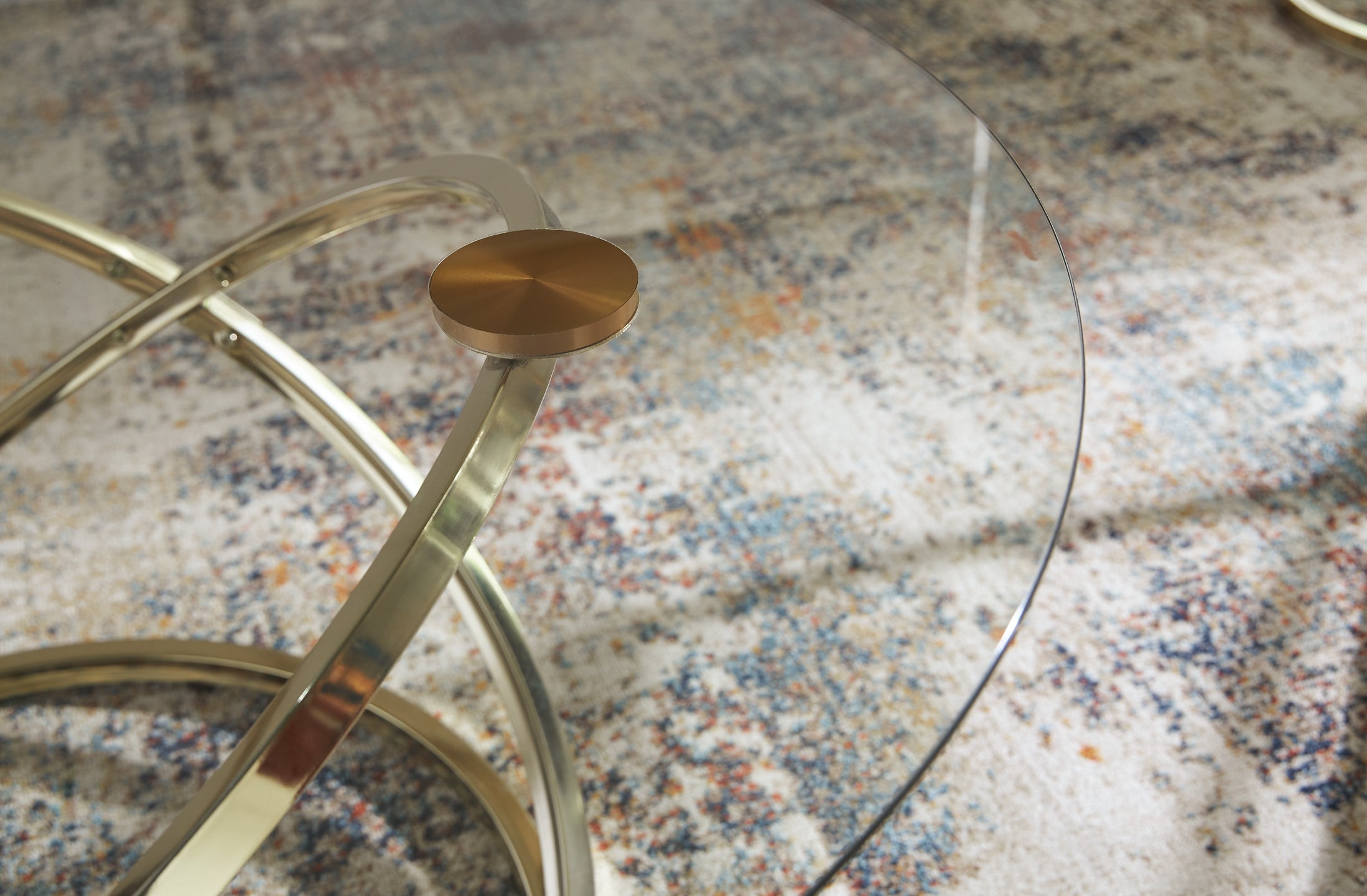 Crimonti 3-Piece Table Set - Champagne