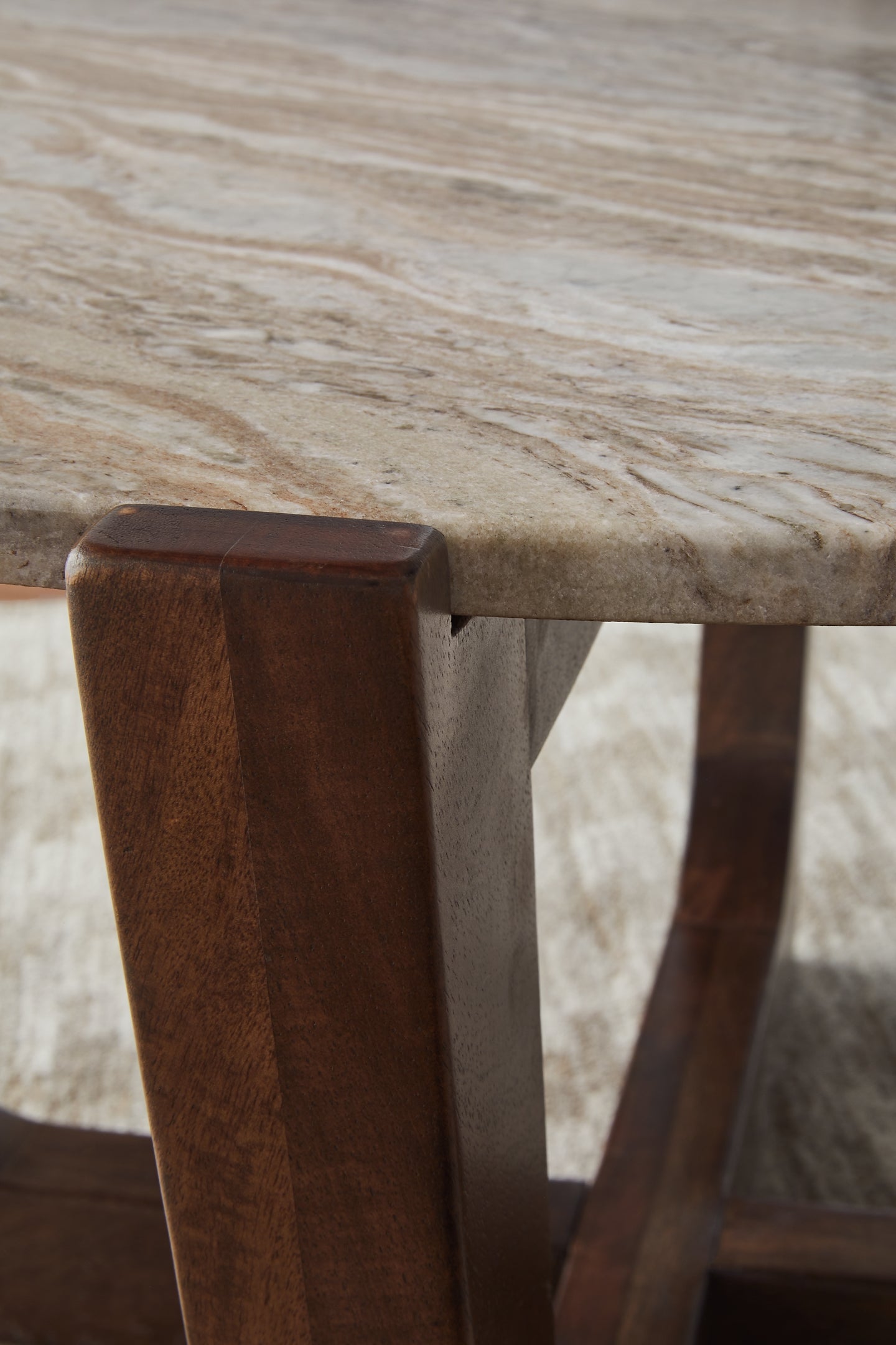 Tanidore End Table - Warm Brown