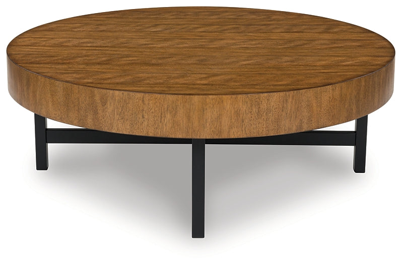 Steenlage 2-Piece Table Set - Brown/Black