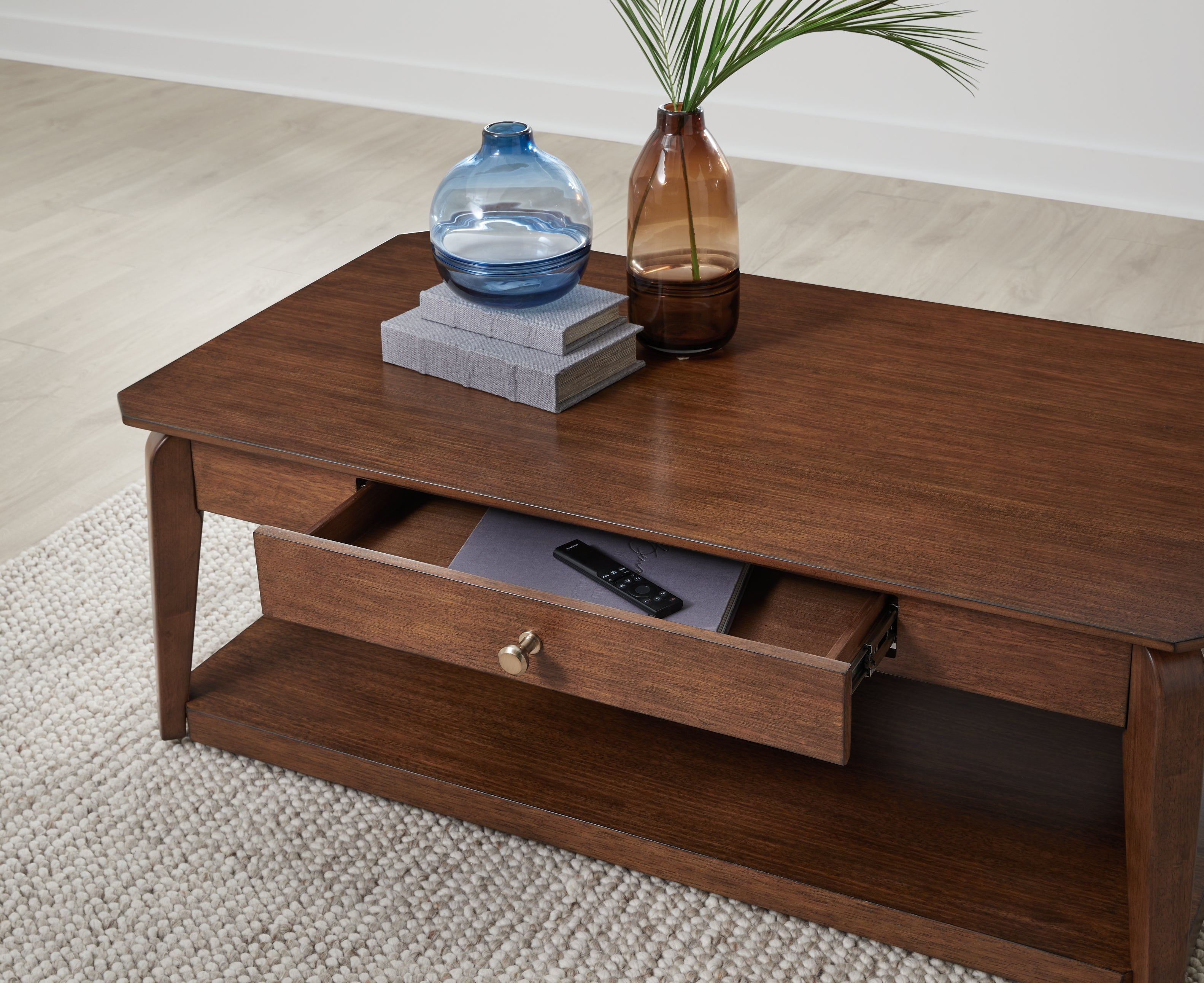 Trenmour Coffee Table - Medium Brown