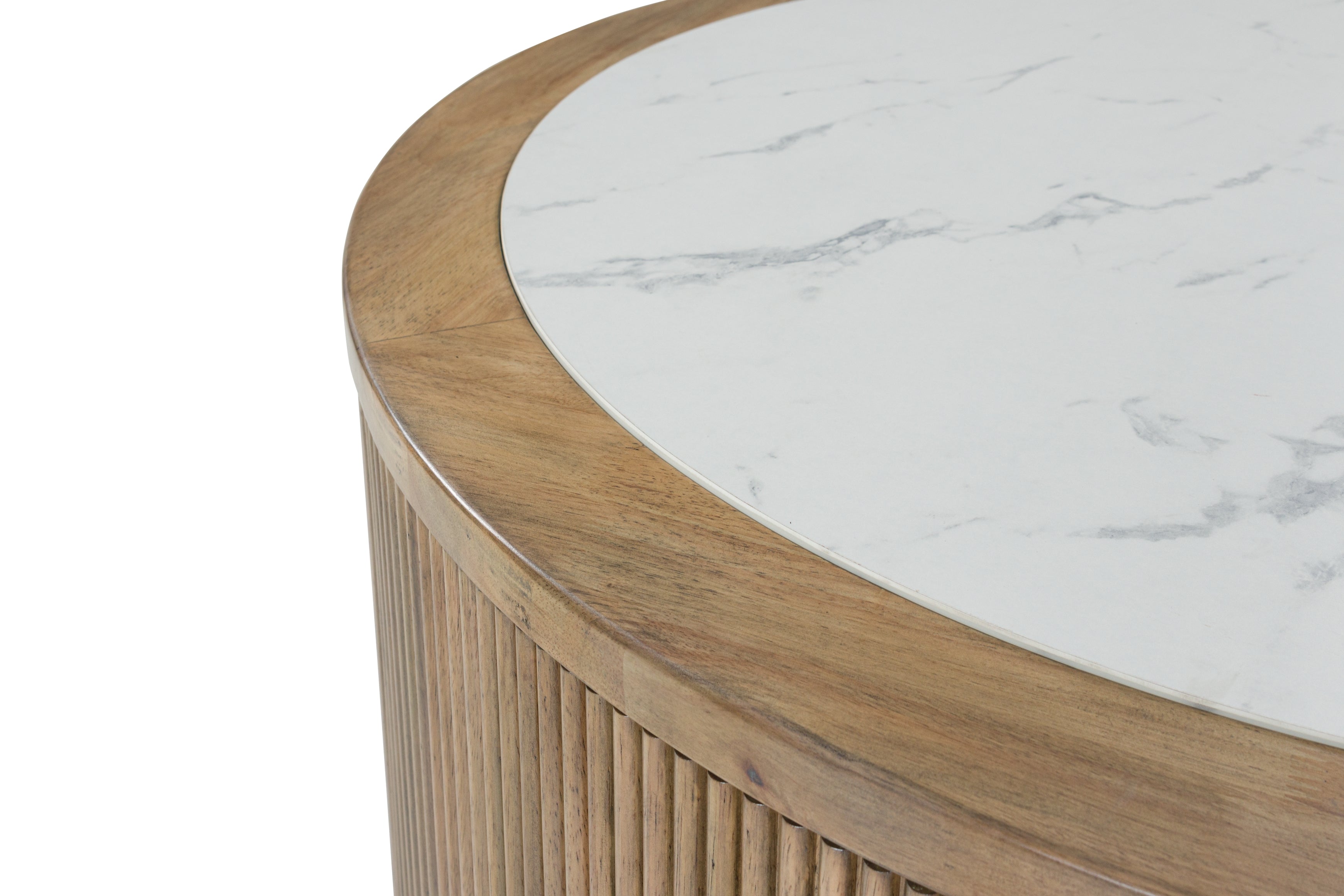 Camdill Coffee Table - Light Brown/White