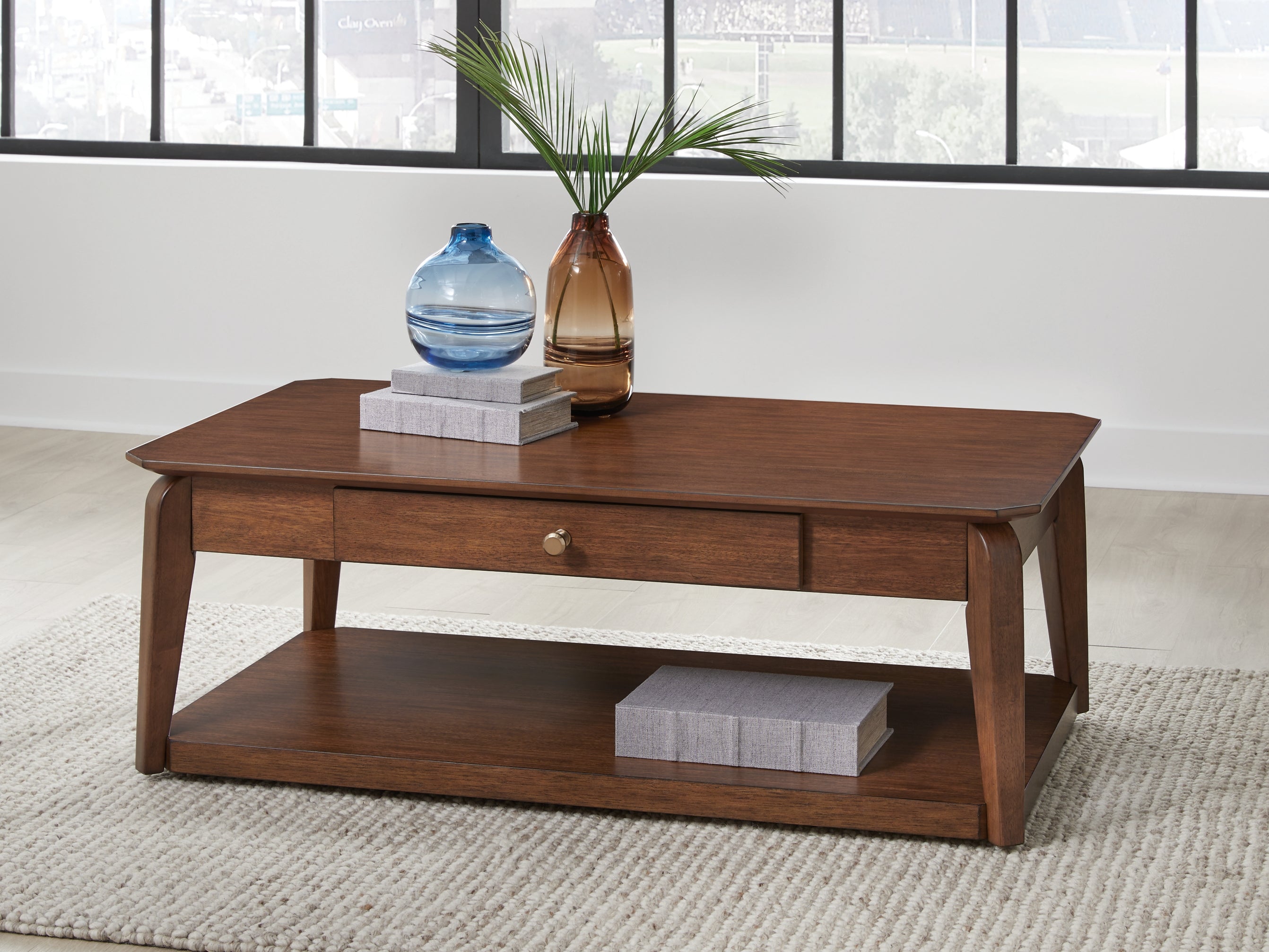 Trenmour Coffee Table - Medium Brown