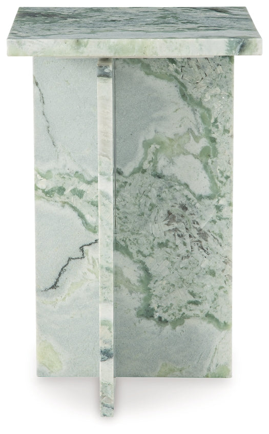Deaconwell Accent Table - White/Green